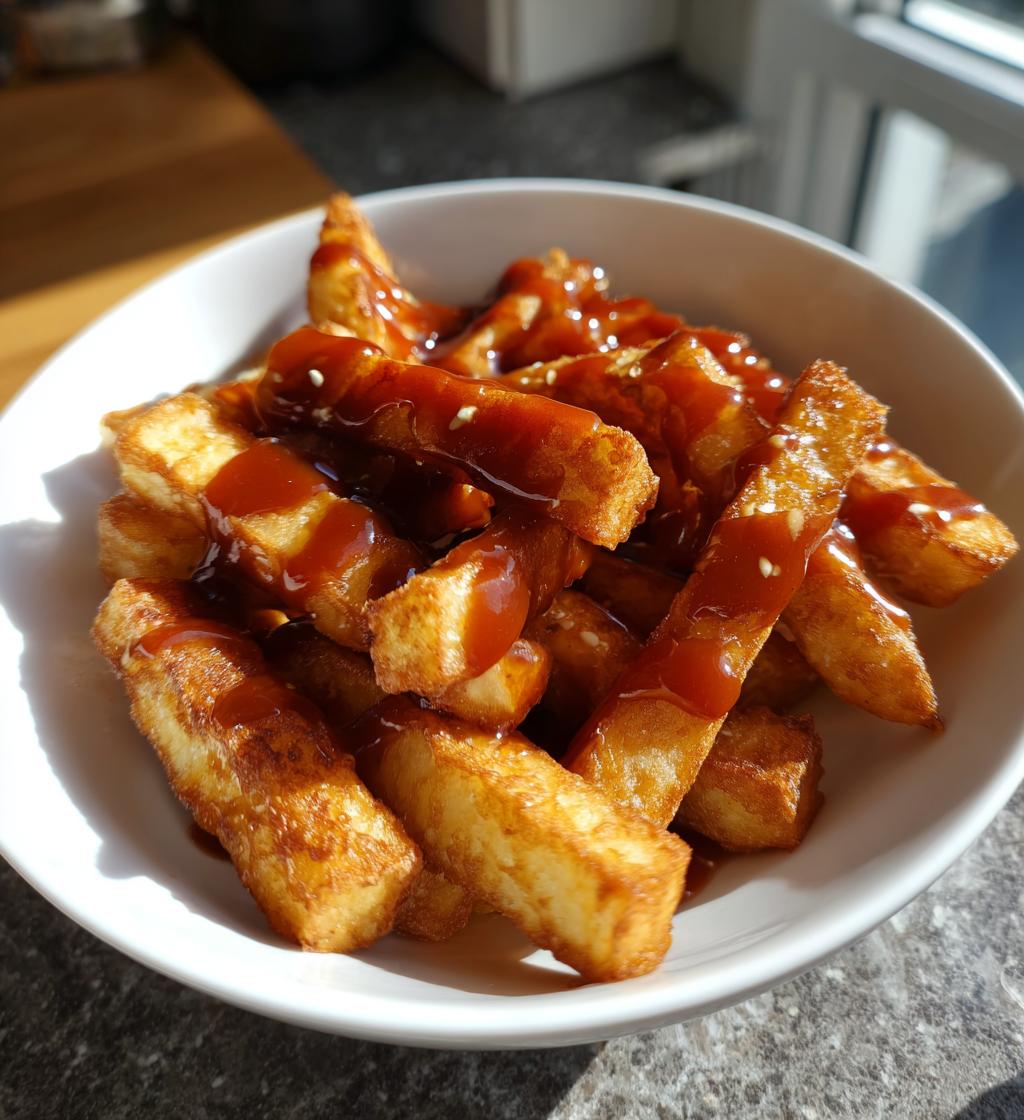 Honey Garlic Halloumi Fries - detail 1