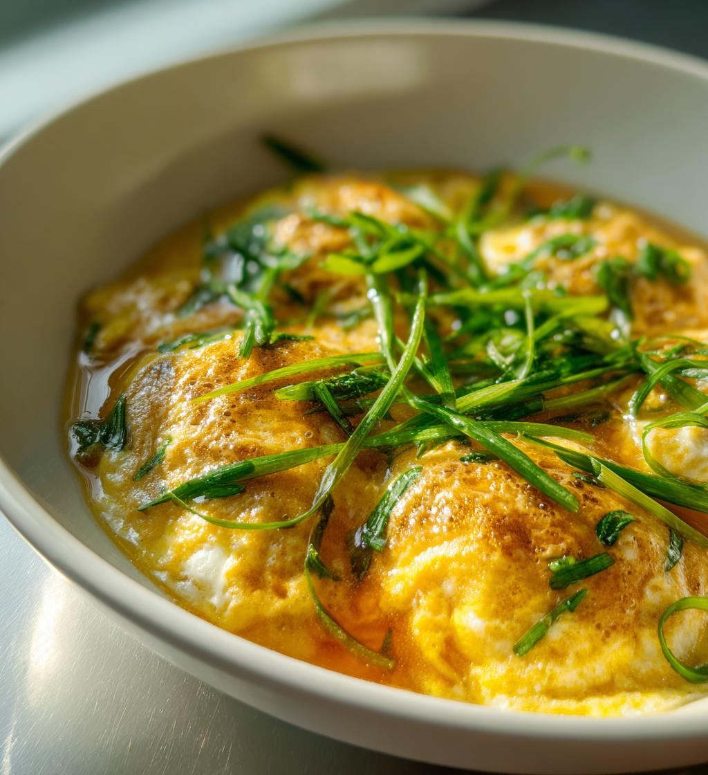 Korean Steamed Eggs (Gyeran Jjim) - detail 1