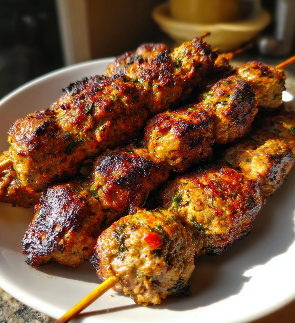 Lamb Kofta Skewers - detail 1