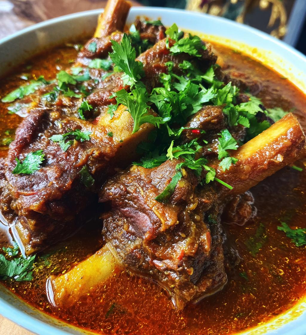Lamb Shank Nihari (Spicy stew) - detail 1