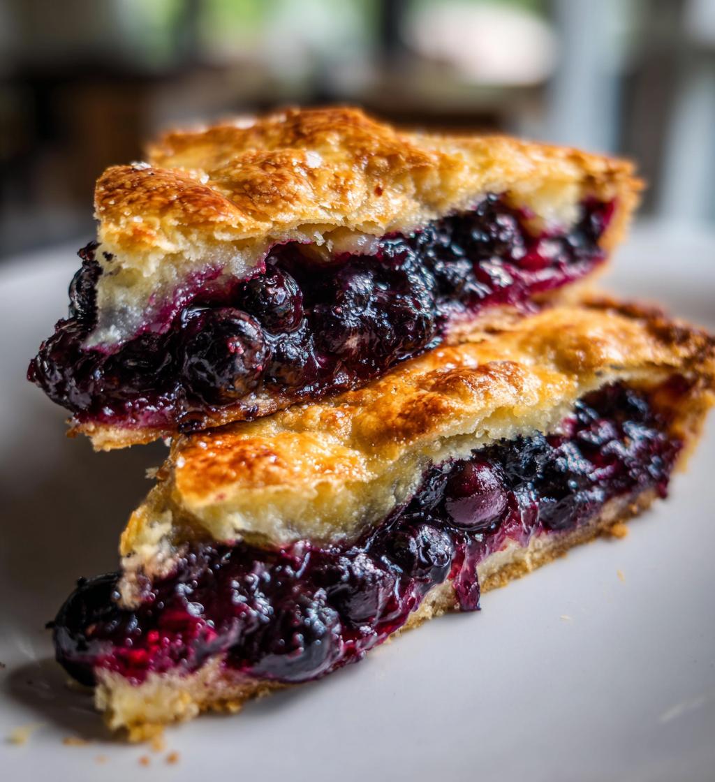 Lemon Blueberry Galette - detail 1