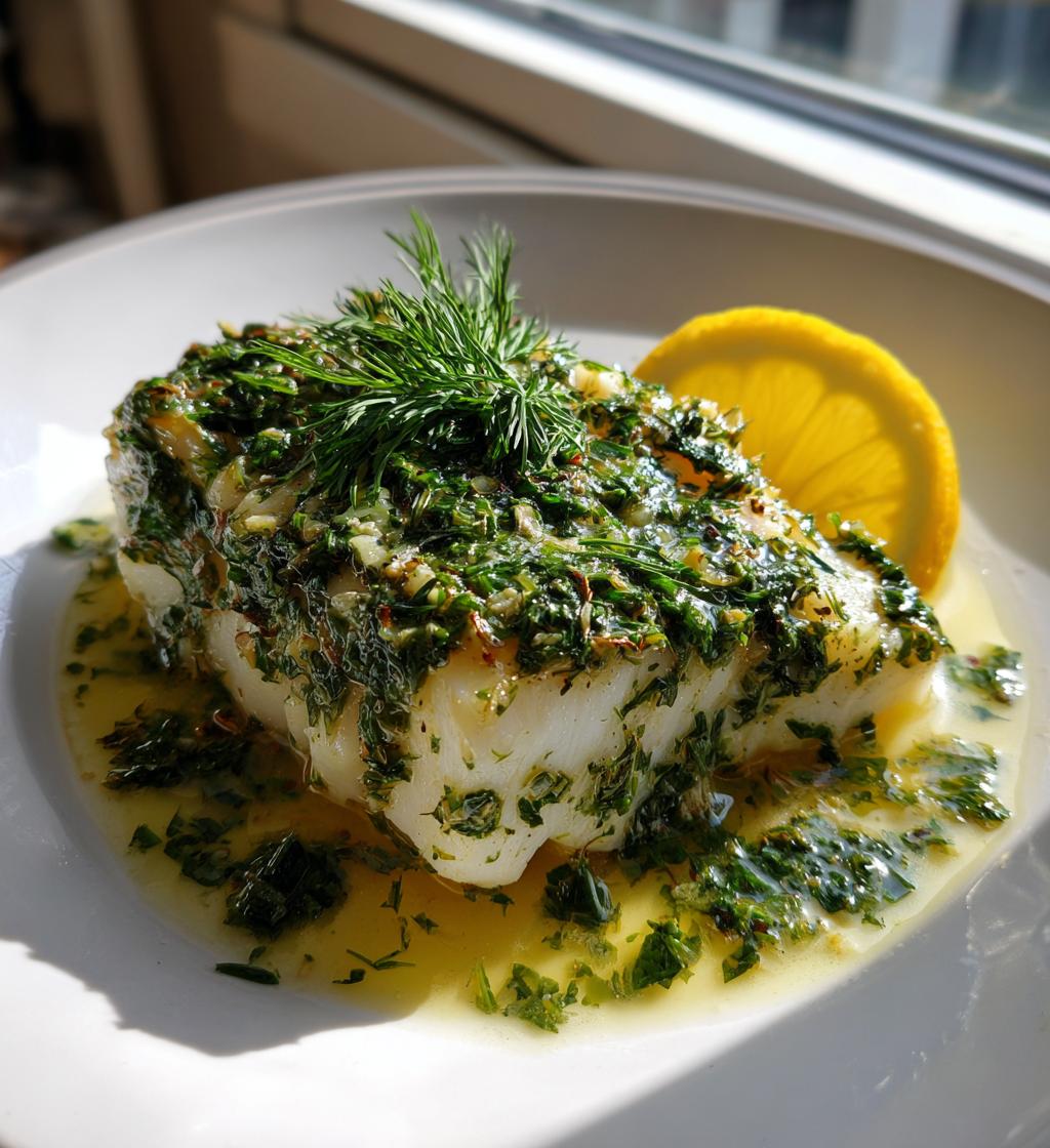 Lemon Herb Butter Baked Cod - detail 1