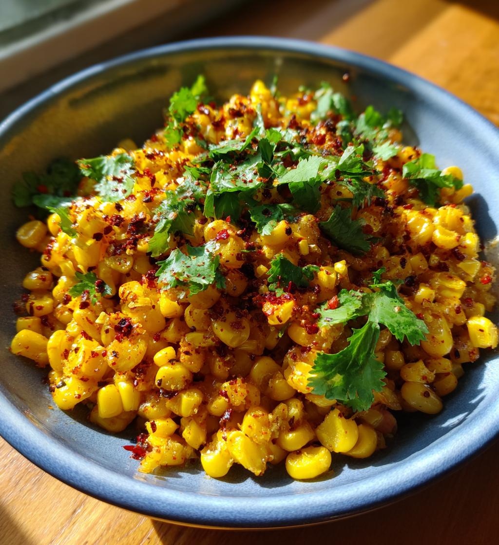 Masala Corn (Spicy Indian Street Corn) - detail 1