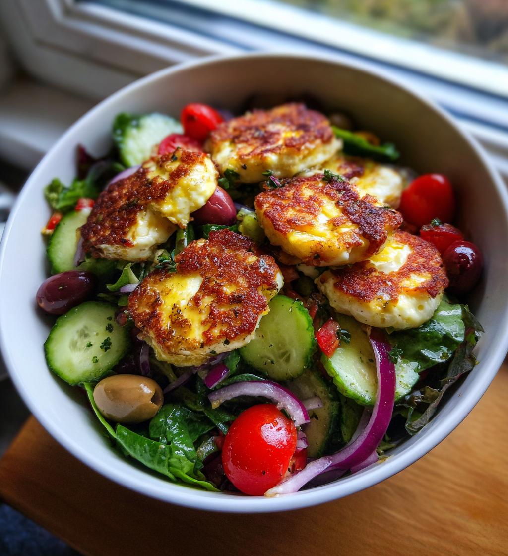 Mediterranean Halloumi Salad Bowl - detail 1