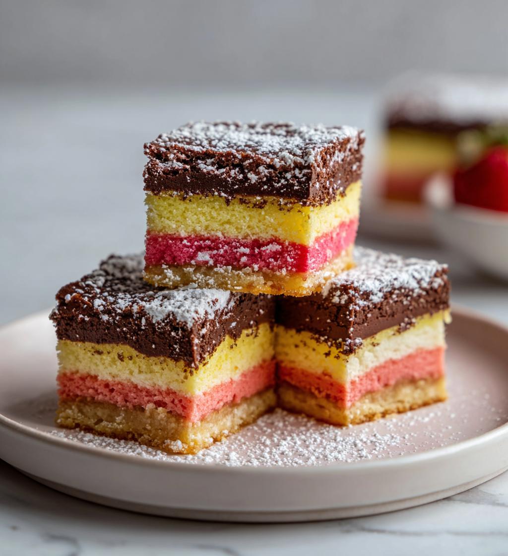 Neapolitan Sugar Cookie Bars - detail 1