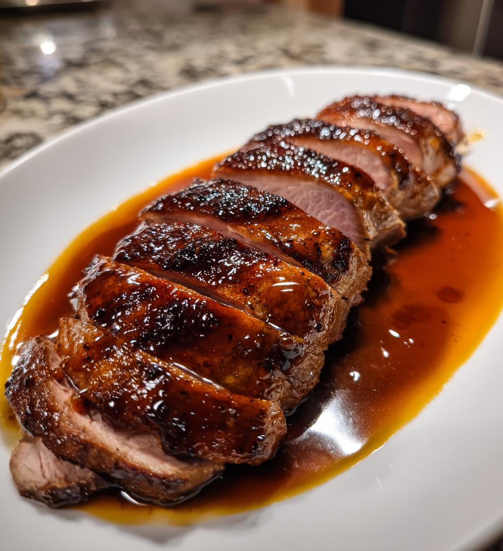 Orange Ginger Glazed Duck Breast - detail 1