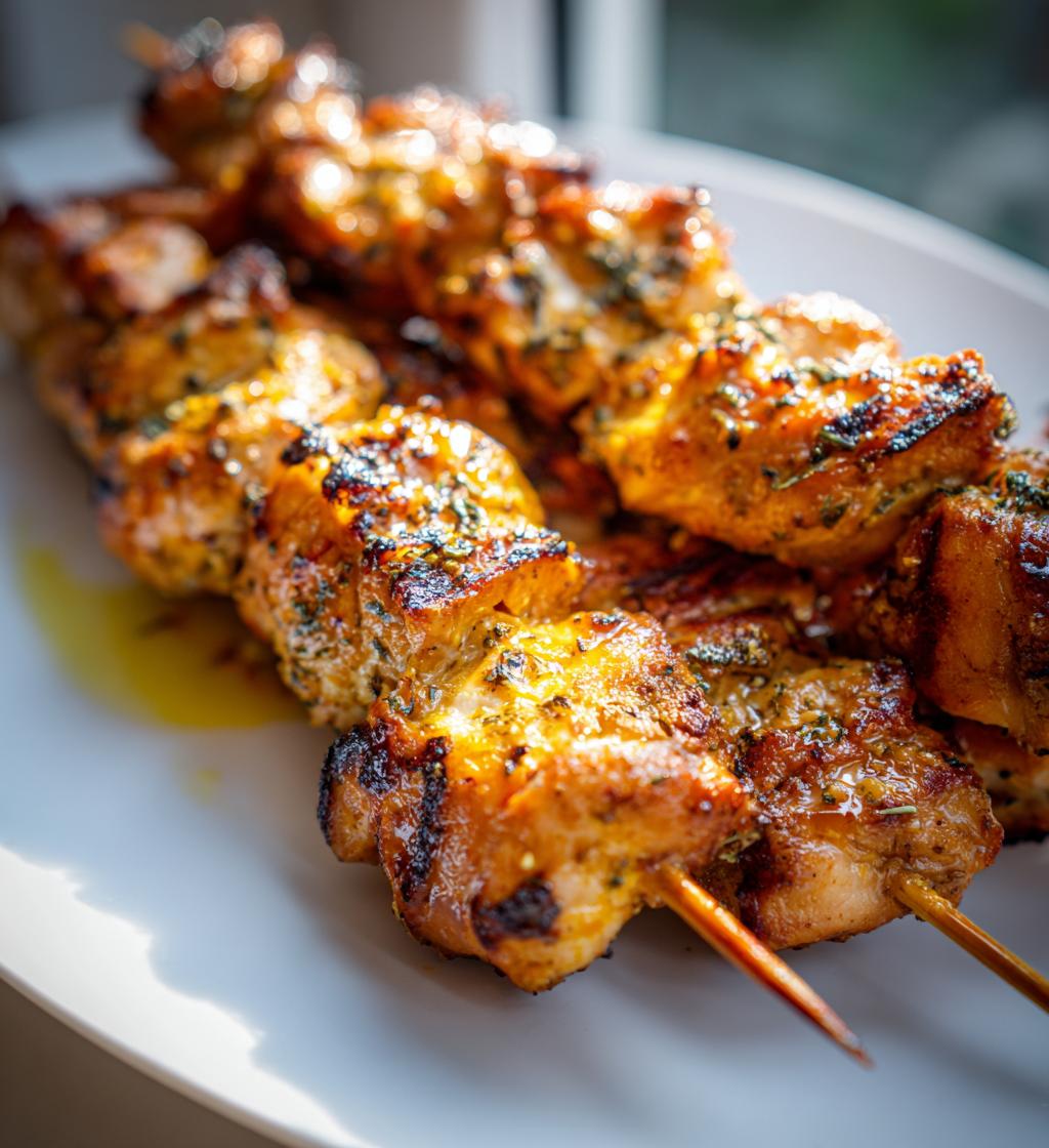 Persian Saffron Chicken (Joojeh Kabab) - detail 1