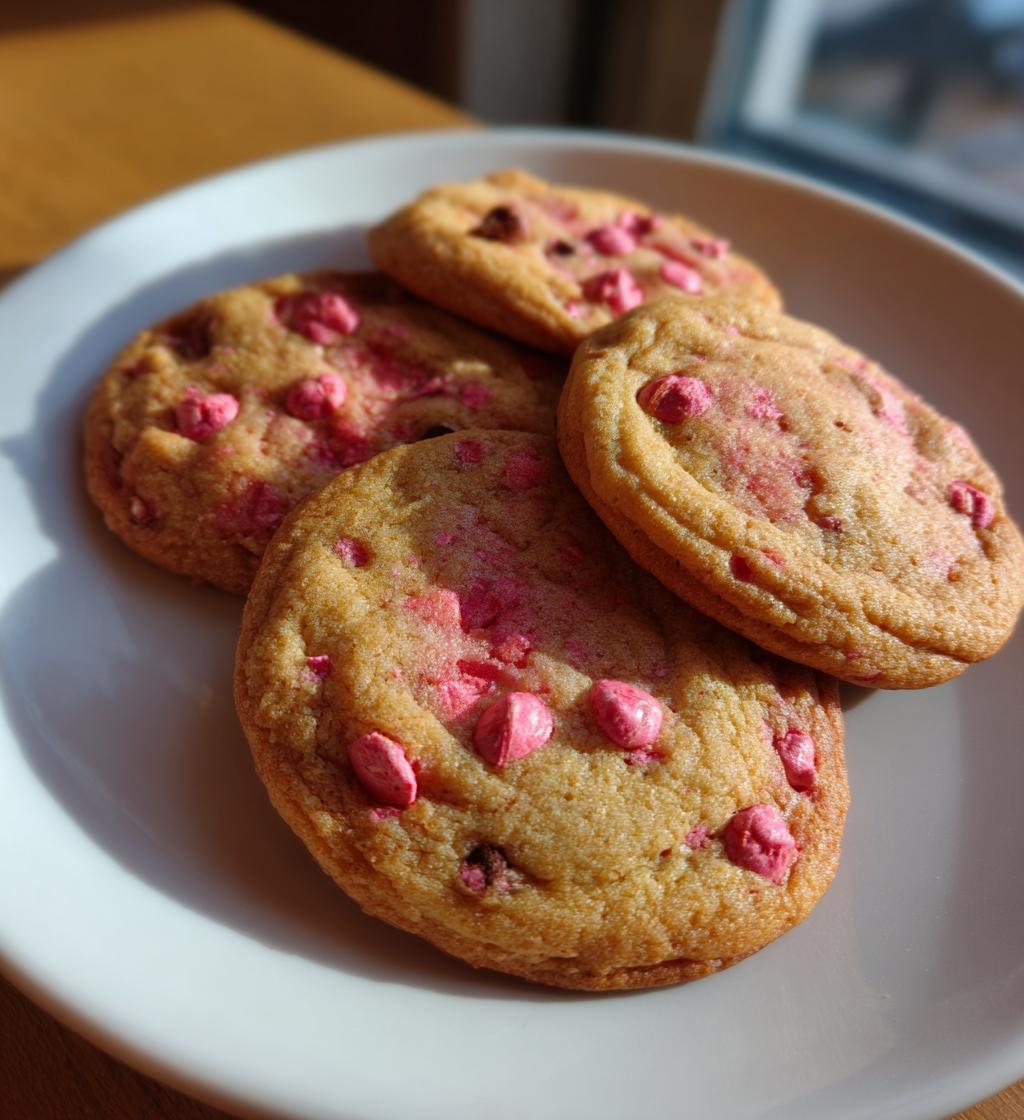 Pink Chocolate Chip Cookies - detail 1