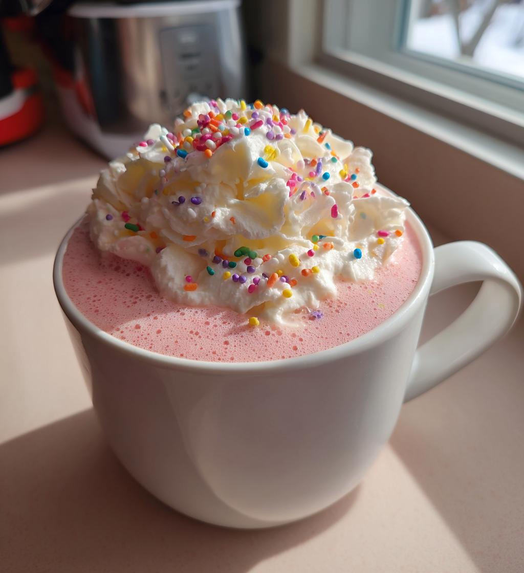 Pink Hot Chocolate - detail 1