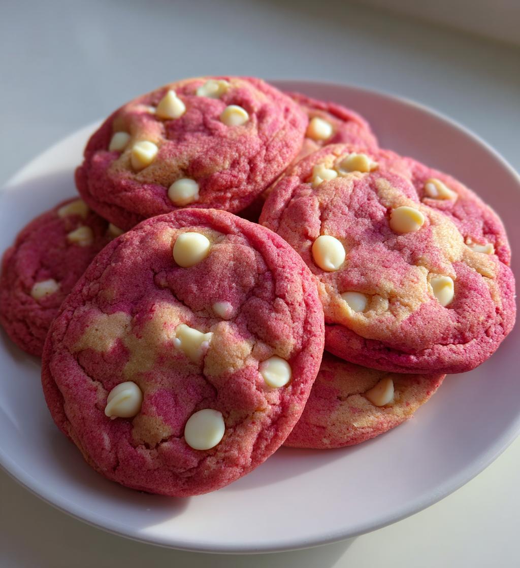 Pink White Chocolate Sugar Cookies - detail 1