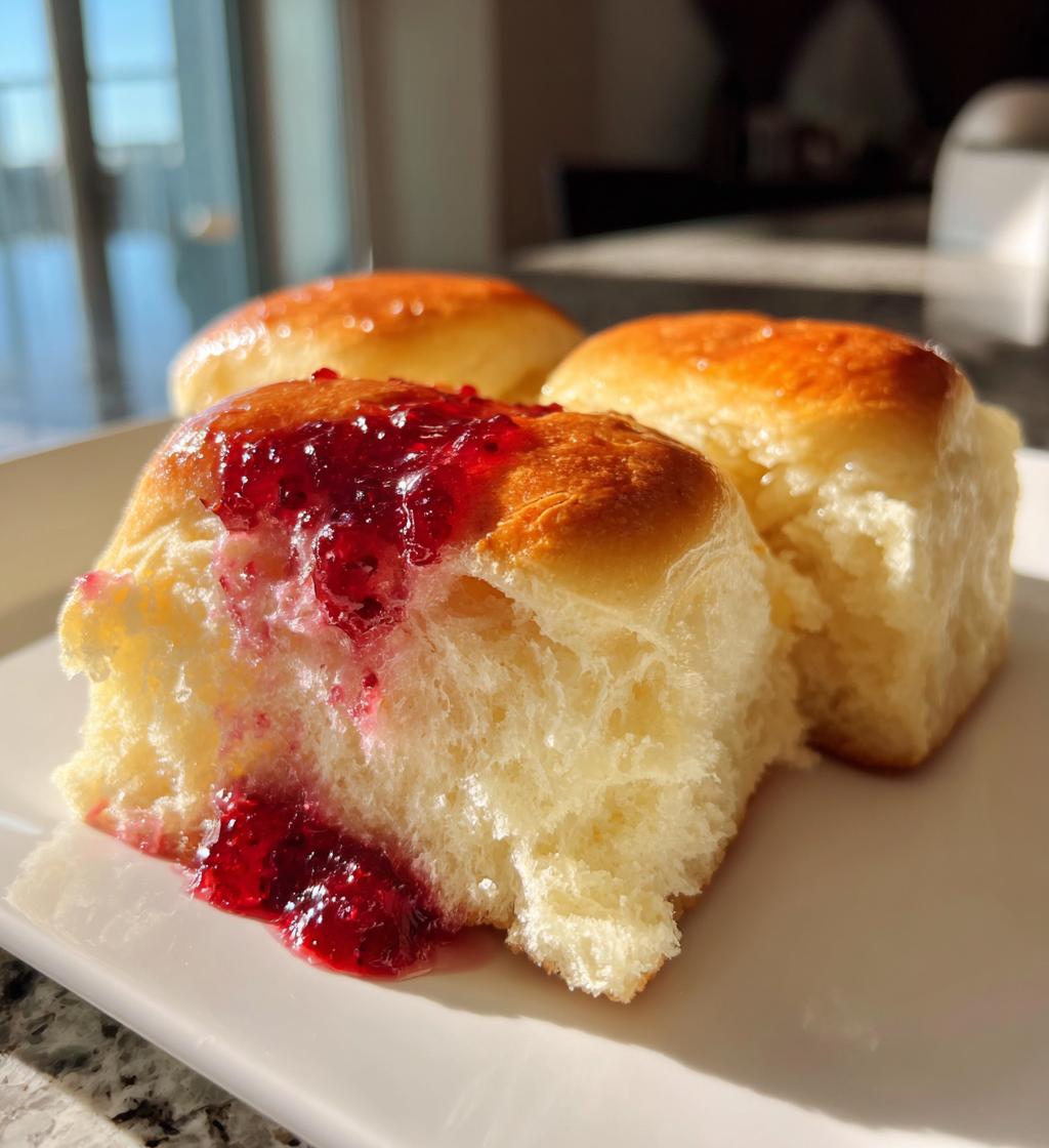 Raspberry Buns - detail 1