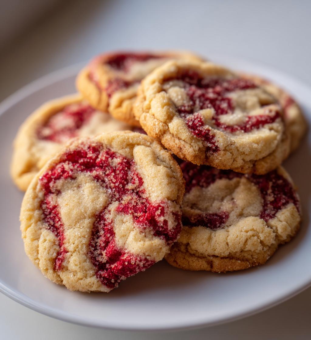 Raspberry Swirl Cookies - detail 1