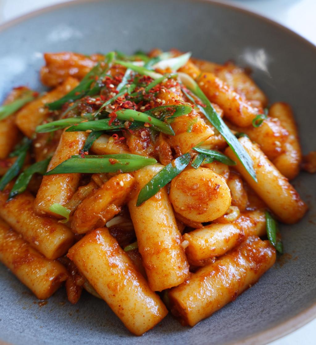 Rice Paper Tteokbokki (Chewy rice cakes rolled from paper) - detail 1