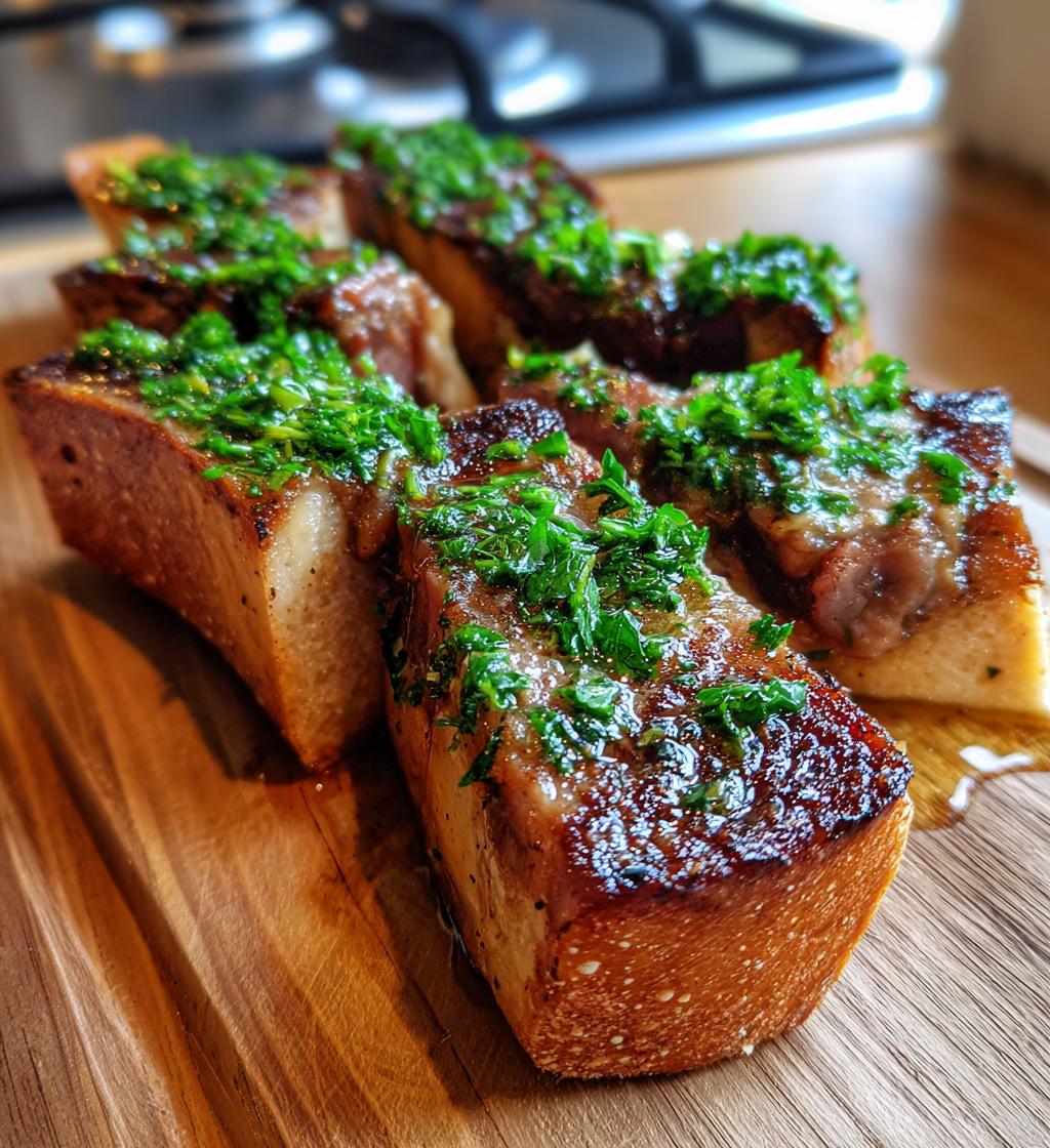 Smoked Bone Marrow on Toast - detail 1