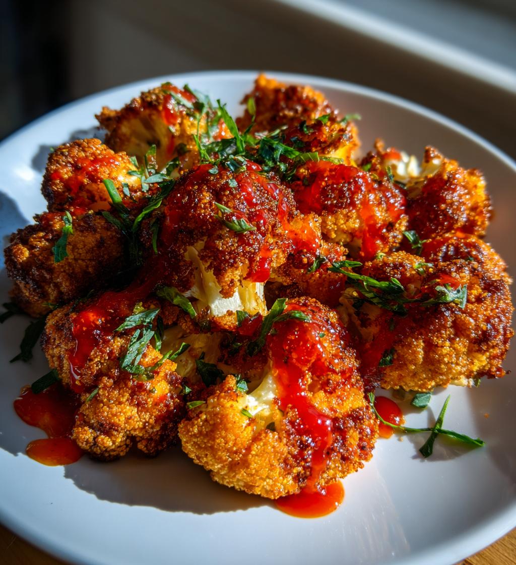Spiced Cauliflower Wings - detail 1