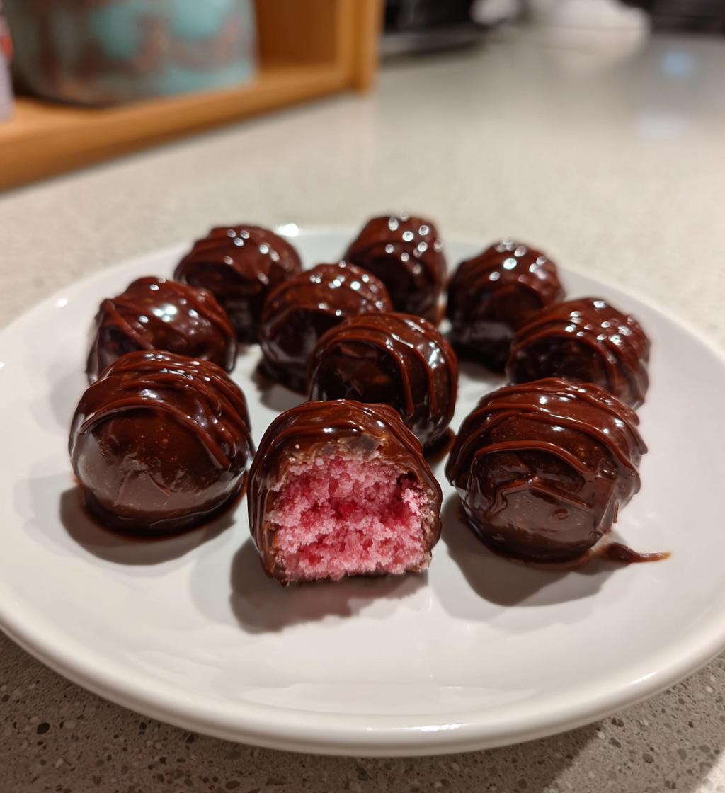 Strawberry Cake Truffles - detail 1