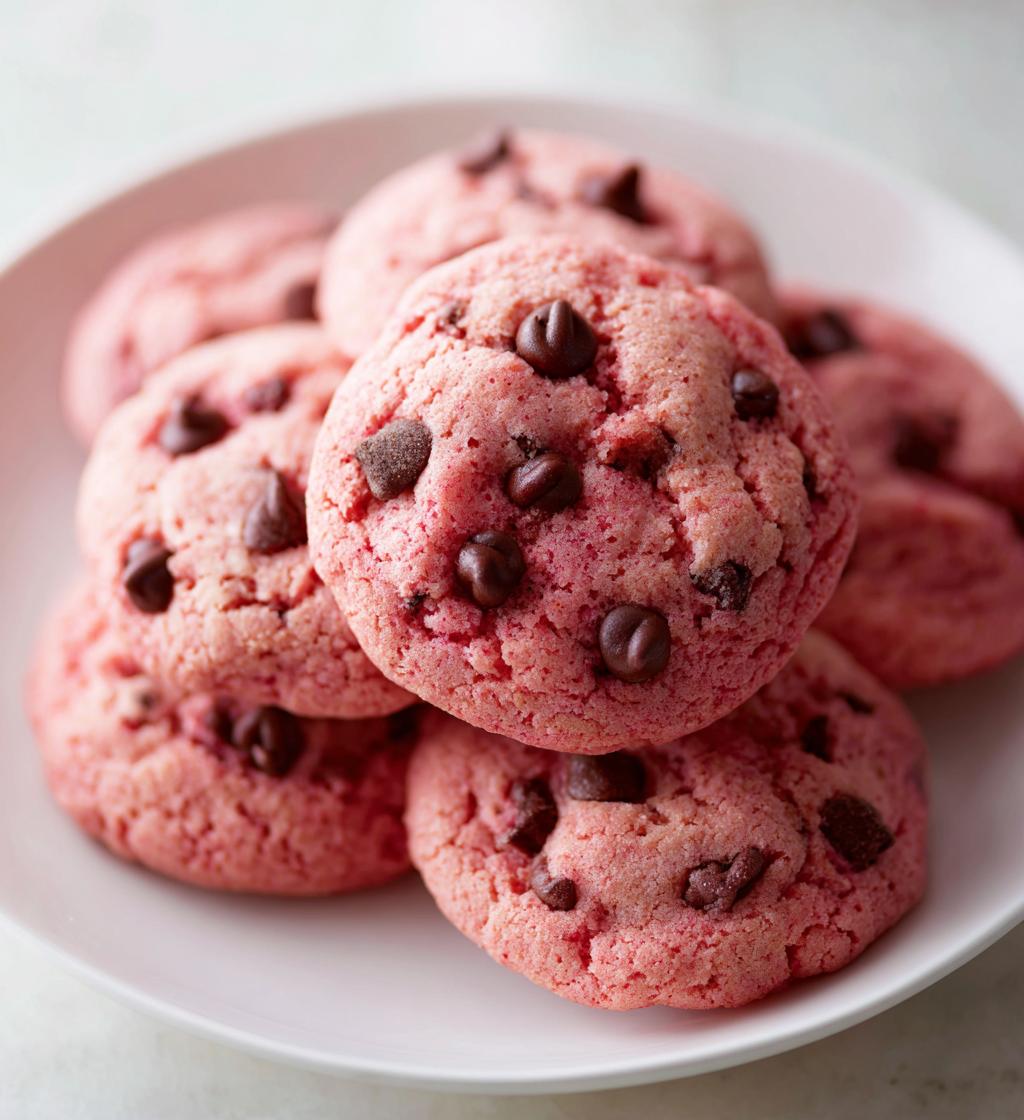 Strawberry Pudding Cookies - detail 1