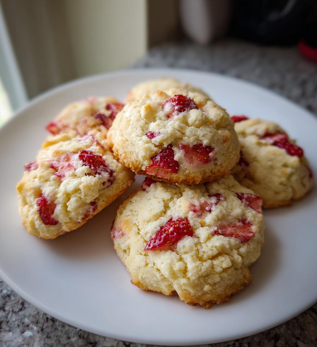 Strawberry Shortbread Cookies - detail 1