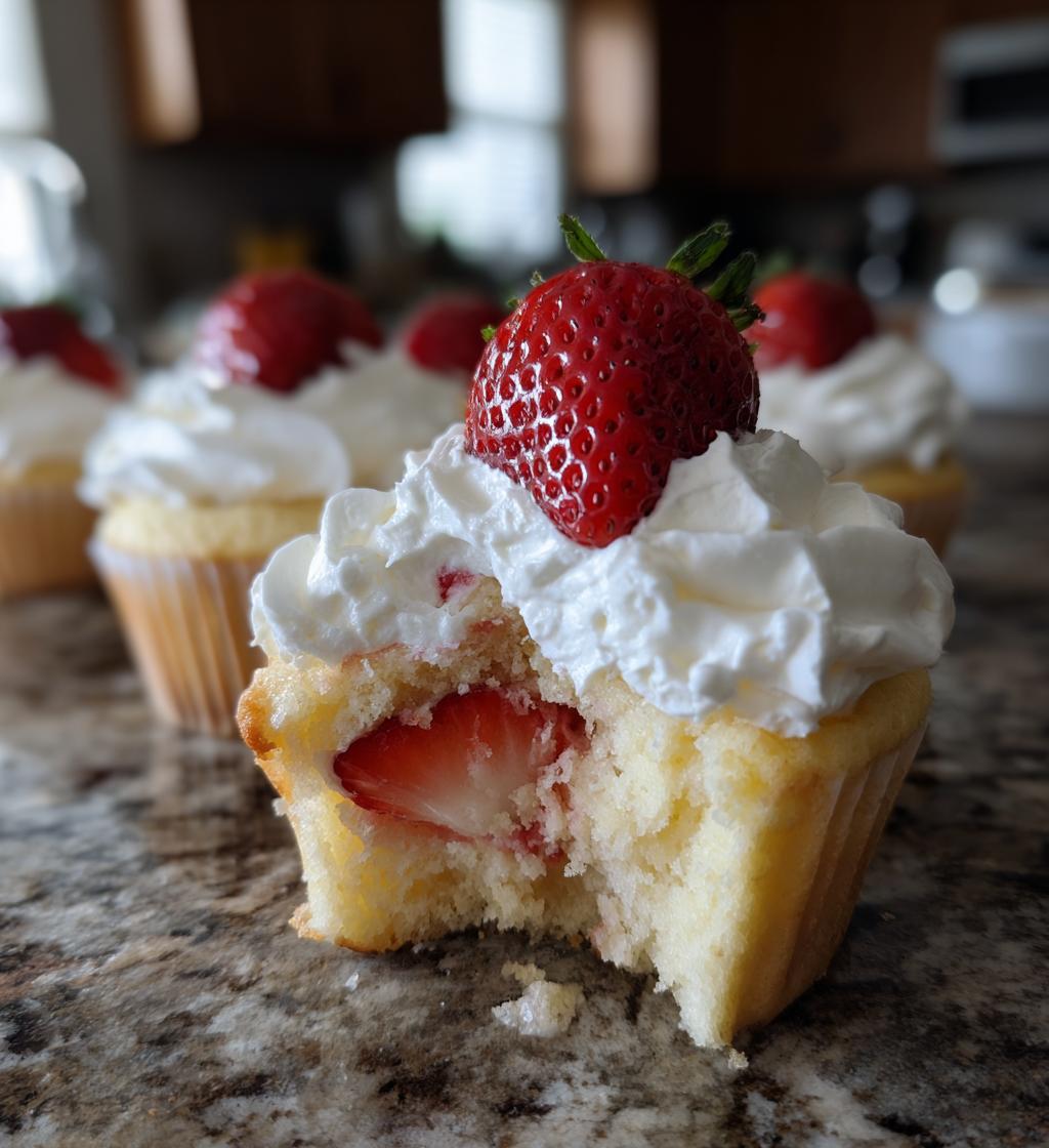 Strawberry Shortcake Cupcakes - detail 1