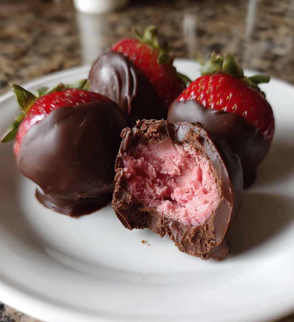 Strawberry Truffles - detail 1