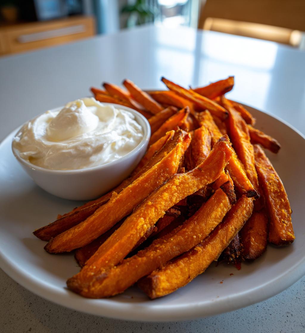 Sweet Potato Fries with Marshmallow Dip - detail 1