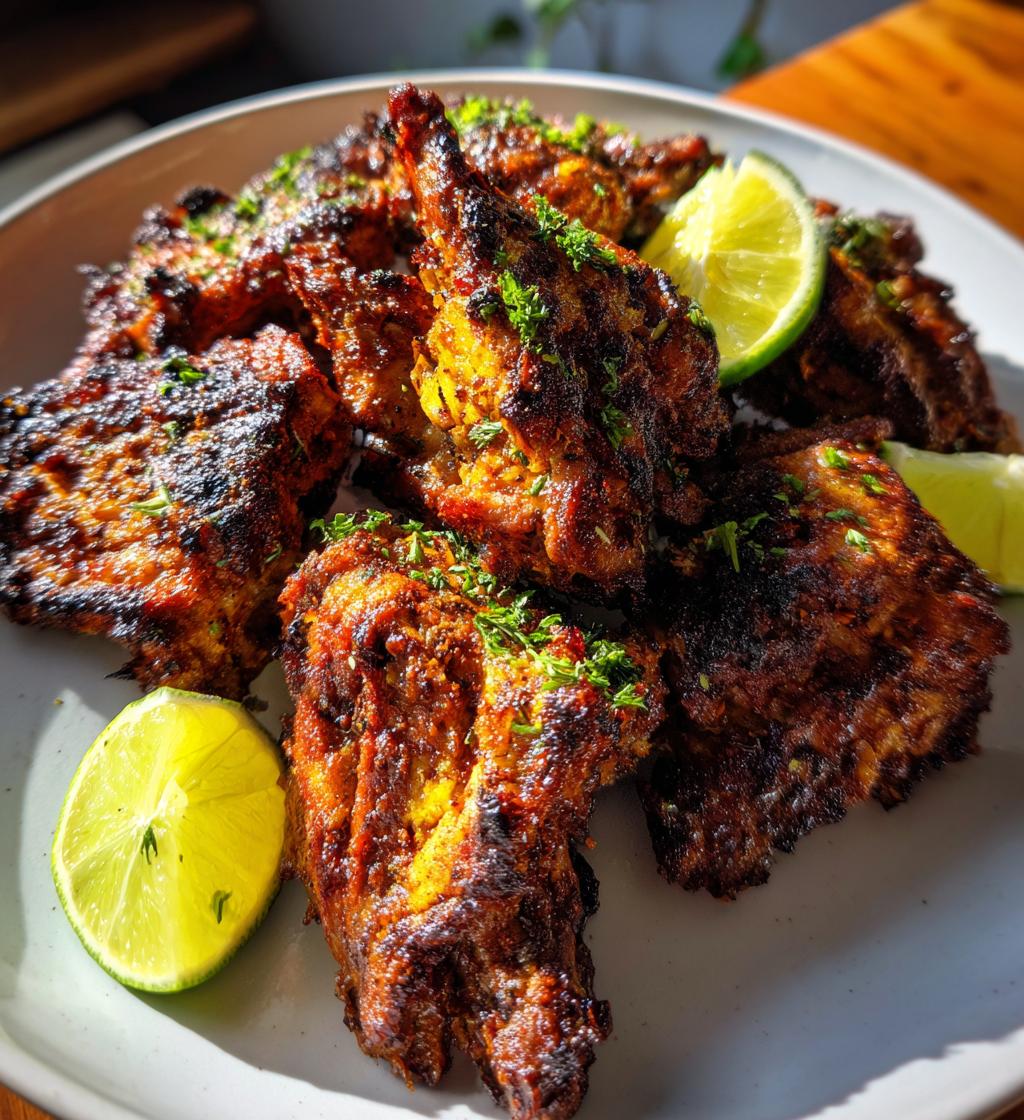 Tassot Cabrit (Haitian Fried Goat) - detail 1