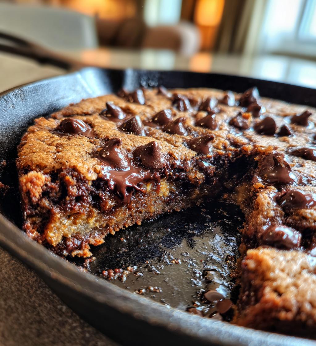 Triple Chocolate Skillet Cookie - detail 1