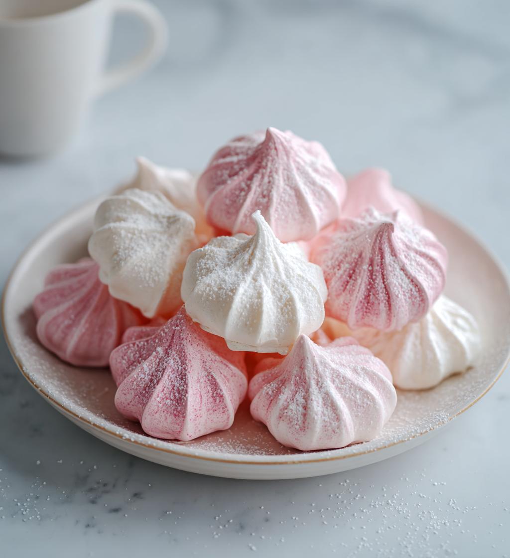 Valentine Meringue Cookies - detail 1