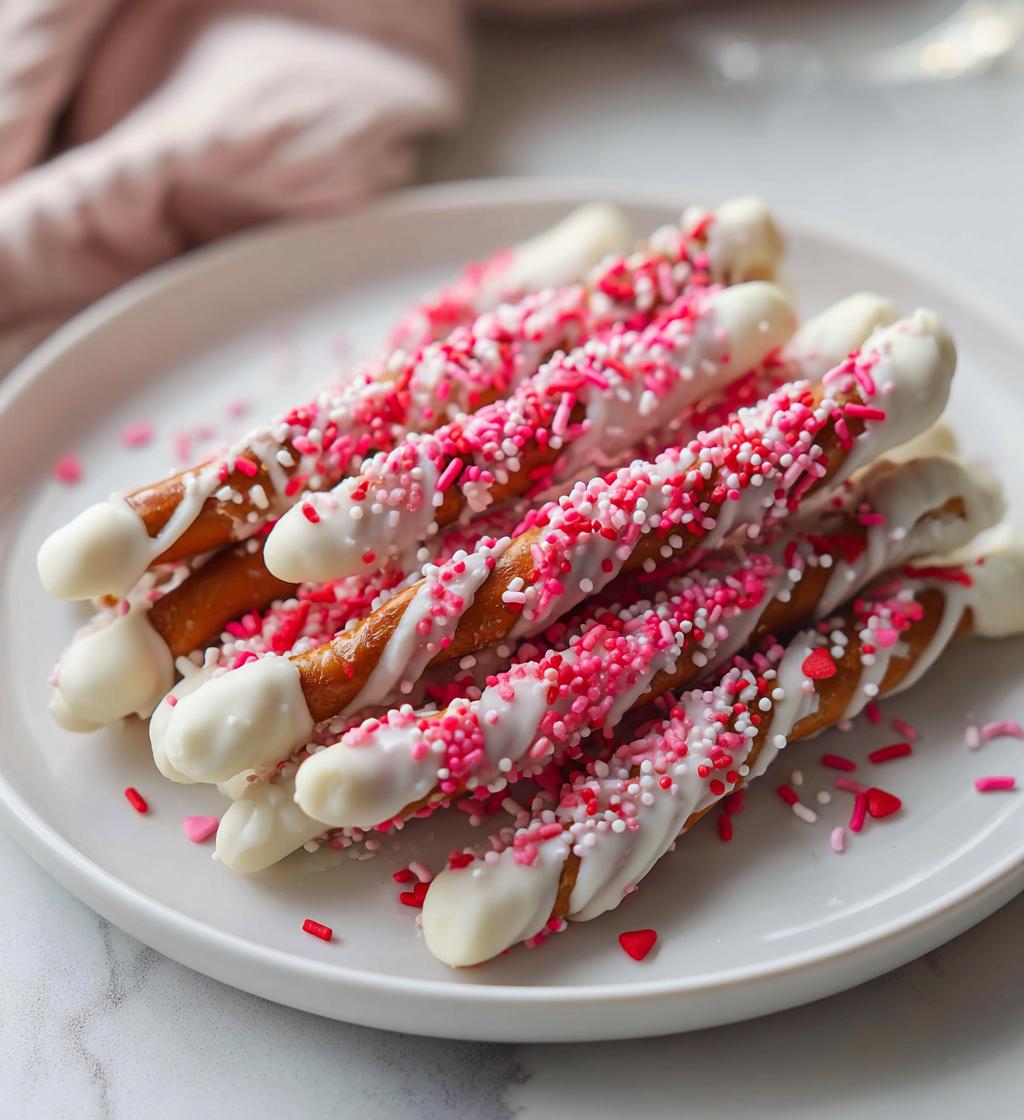 Valentines Pretzels - detail 1