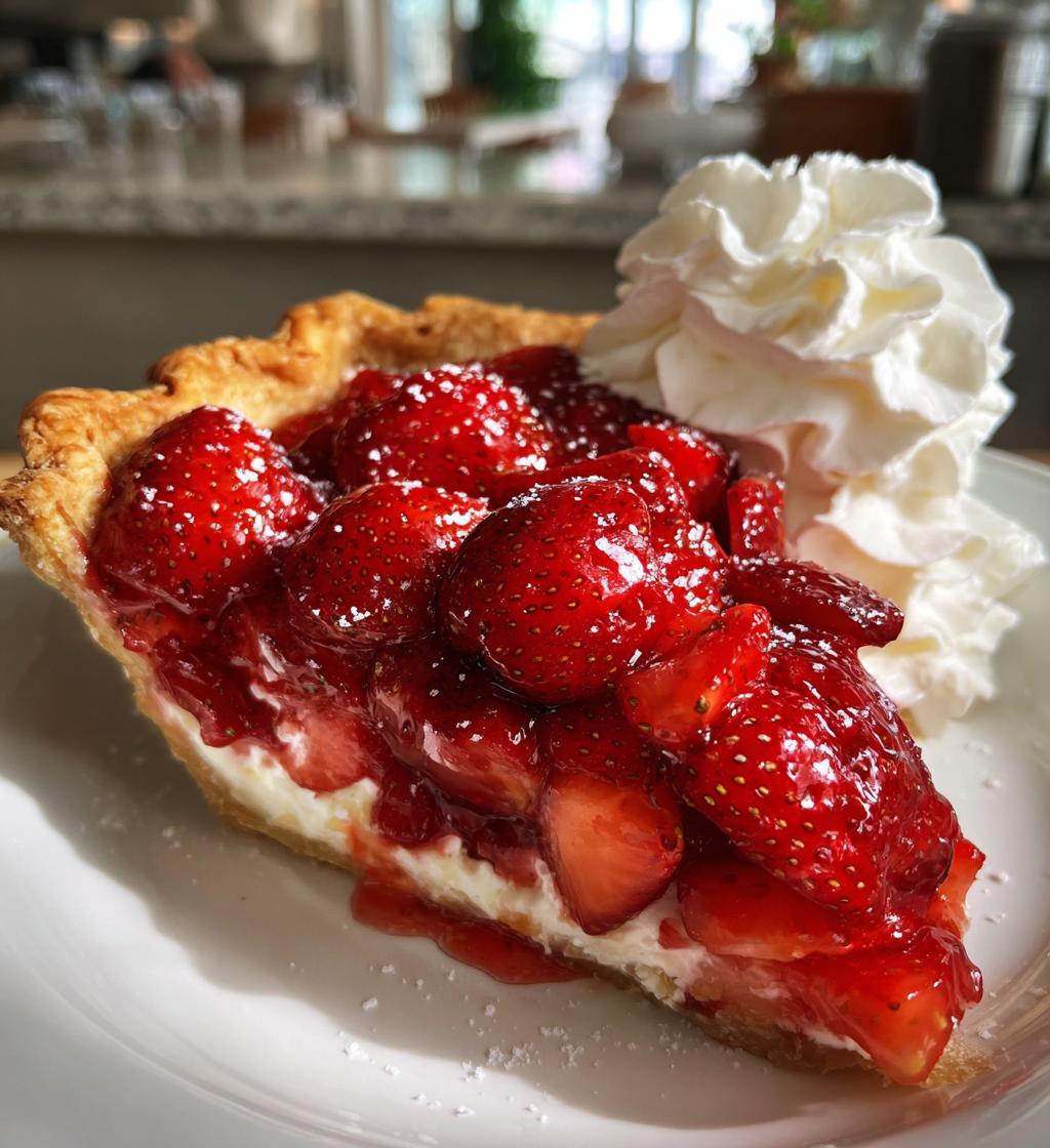 Valentine's Strawberry Pie - detail 1