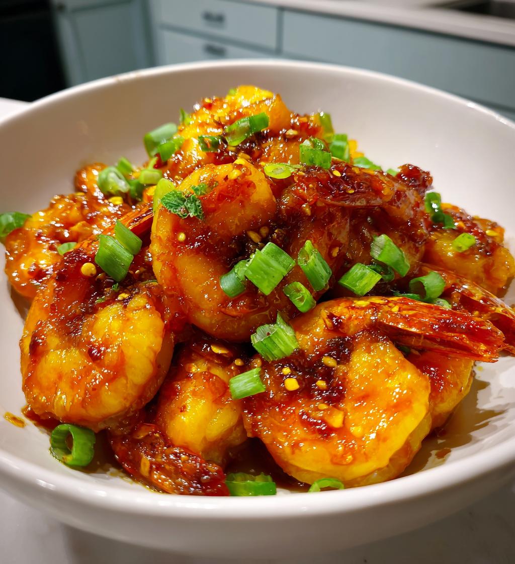 Vietnamese Caramel Shrimp - detail 1