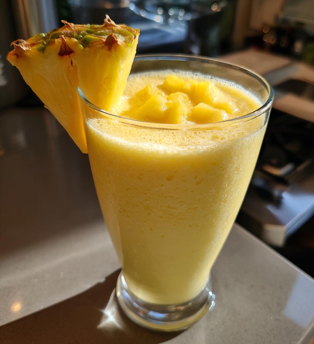 Virgin Piña Colada (Fresh Pineapple & Coconut Cream) - detail 1