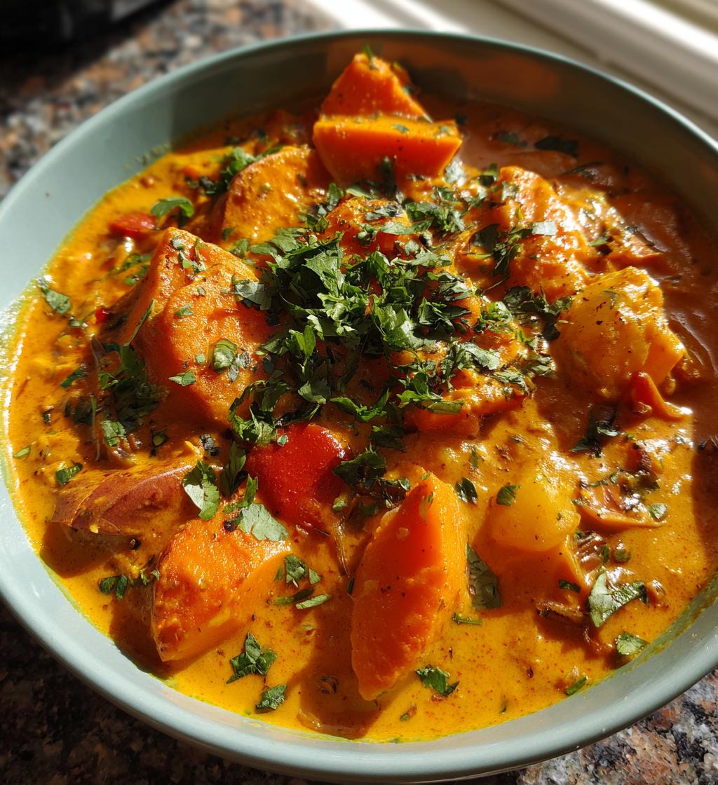 West African Peanut Soup (Mafe) - detail 1